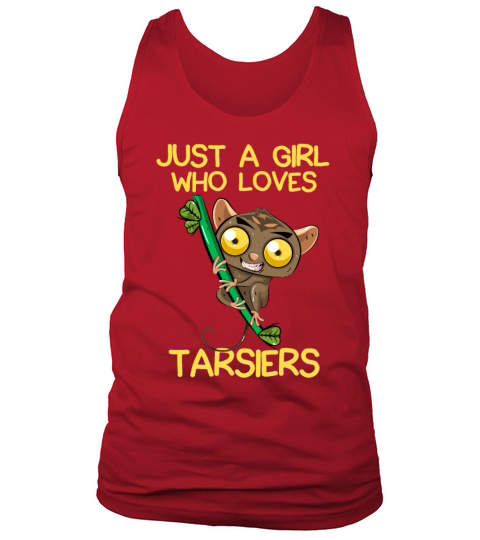 Just A Girl Who Loves Tarsiers Tank Top Unisex