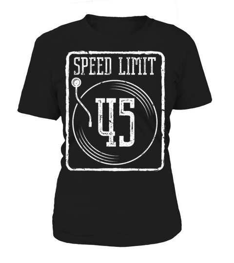 Speed Limit 45 Vinyl Record Women's T-Shirt