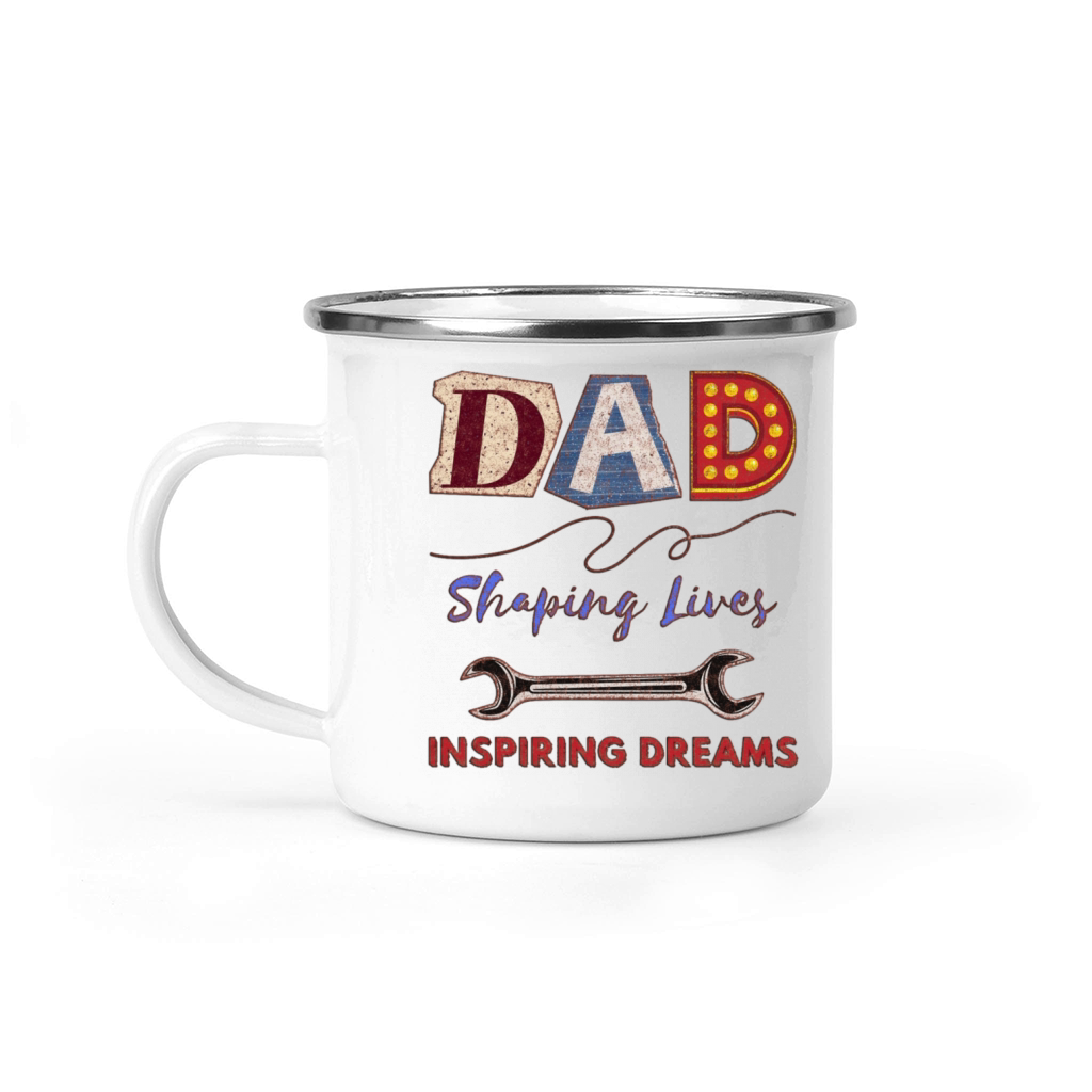 Dad Awesome Quotes Camping Mug