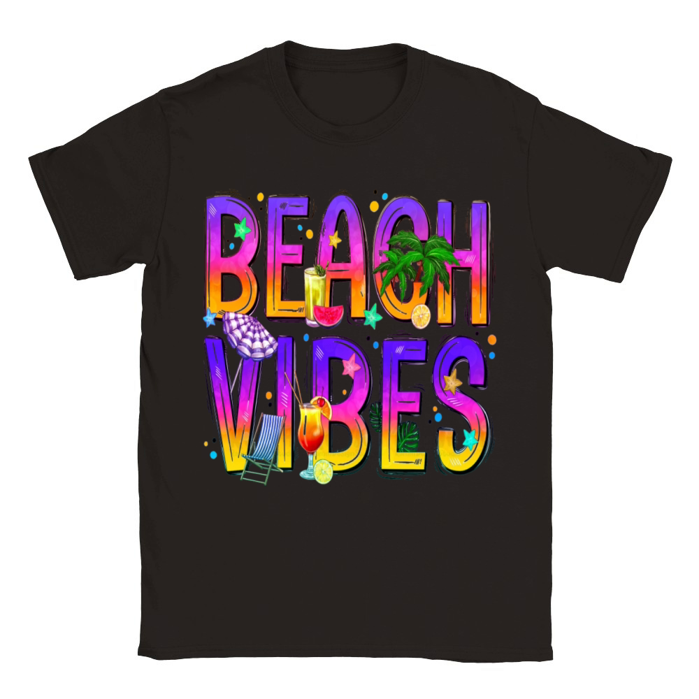 Summer surf croatia beach paradise party vibes USA Classic Kids Crewneck T-shirt