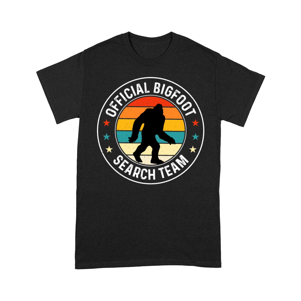 Retro Vintage Bigfoot Search Team Shirt Comfort T-shirt