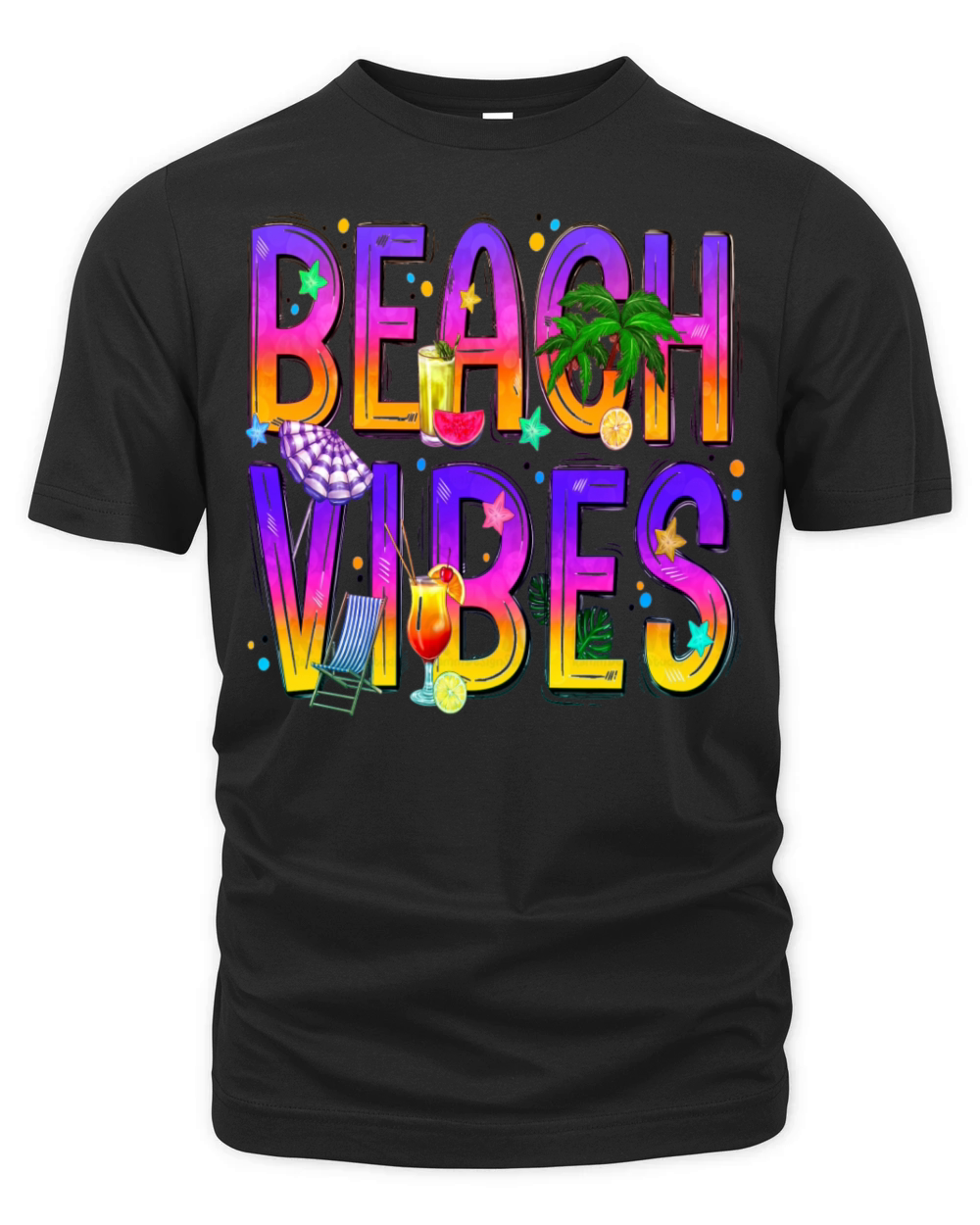 Summer surf croatia beach paradise party vibes USA Organic Unisex T-shirt