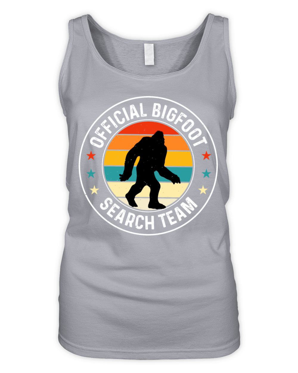 Retro Vintage Bigfoot Search Team Shirt Organic Women's Tank Top