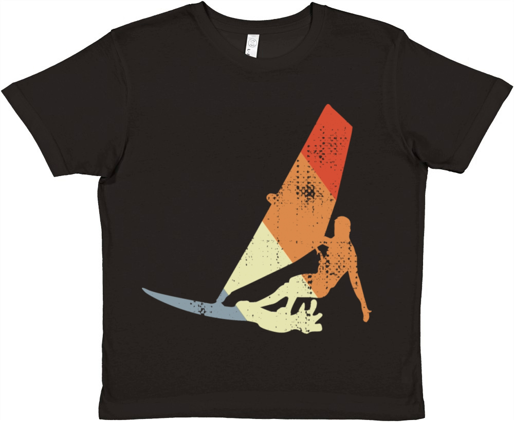 Vintage Windsurfer Premium Kids Crewneck T-shirt