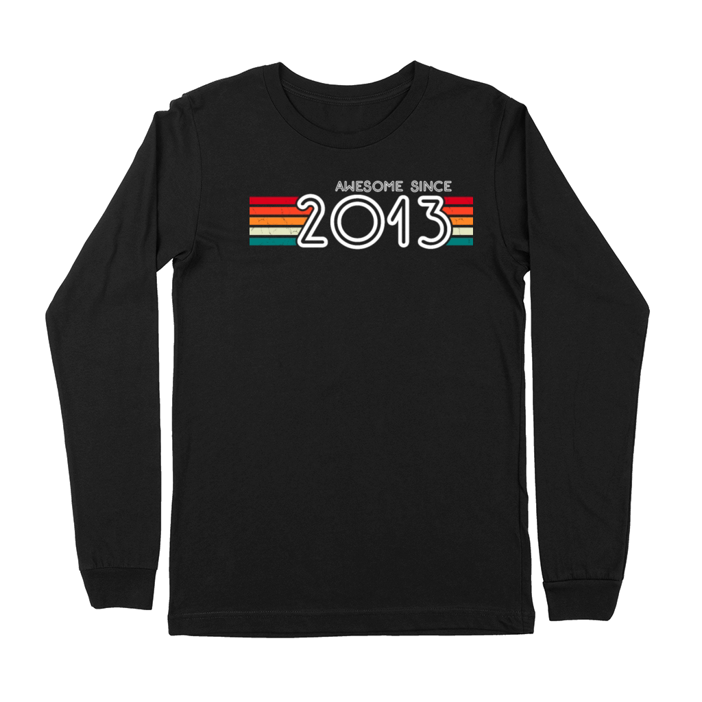 Awesome Since 2013 10th Birthday Gifts 10 Years Premium Long Sleeve