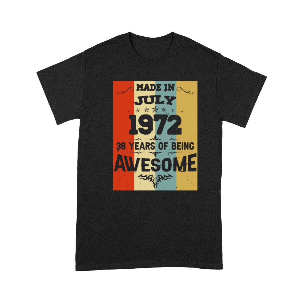 July 1972 Vintage Birthday Present Premium T-shirt