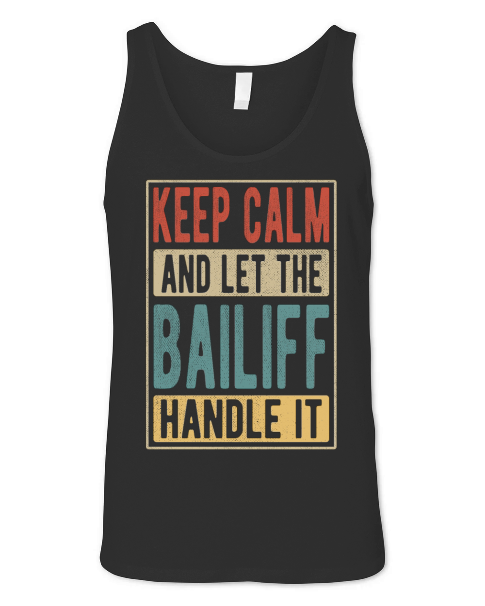 Bailiff Retro Gift Unisex Jersey Tank