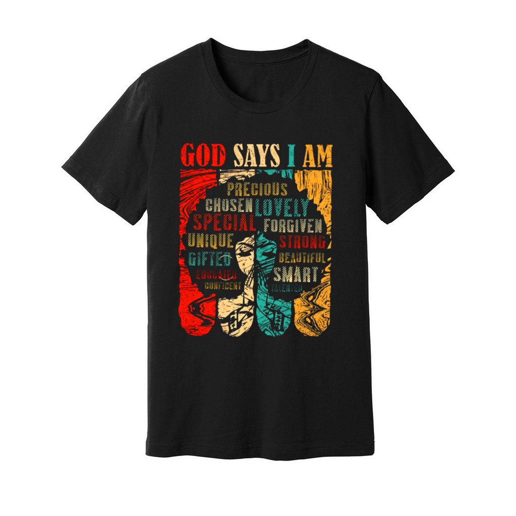 GOT SAYS I AM Unisex Jersey Tee