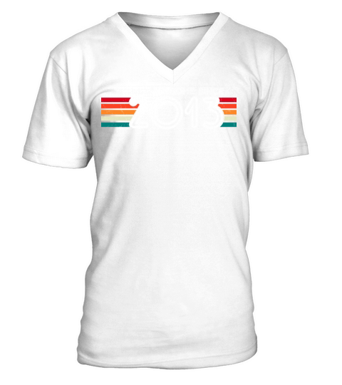 Awesome Since 2013 10th Birthday Gifts 10 Years V-Neck T-shirt