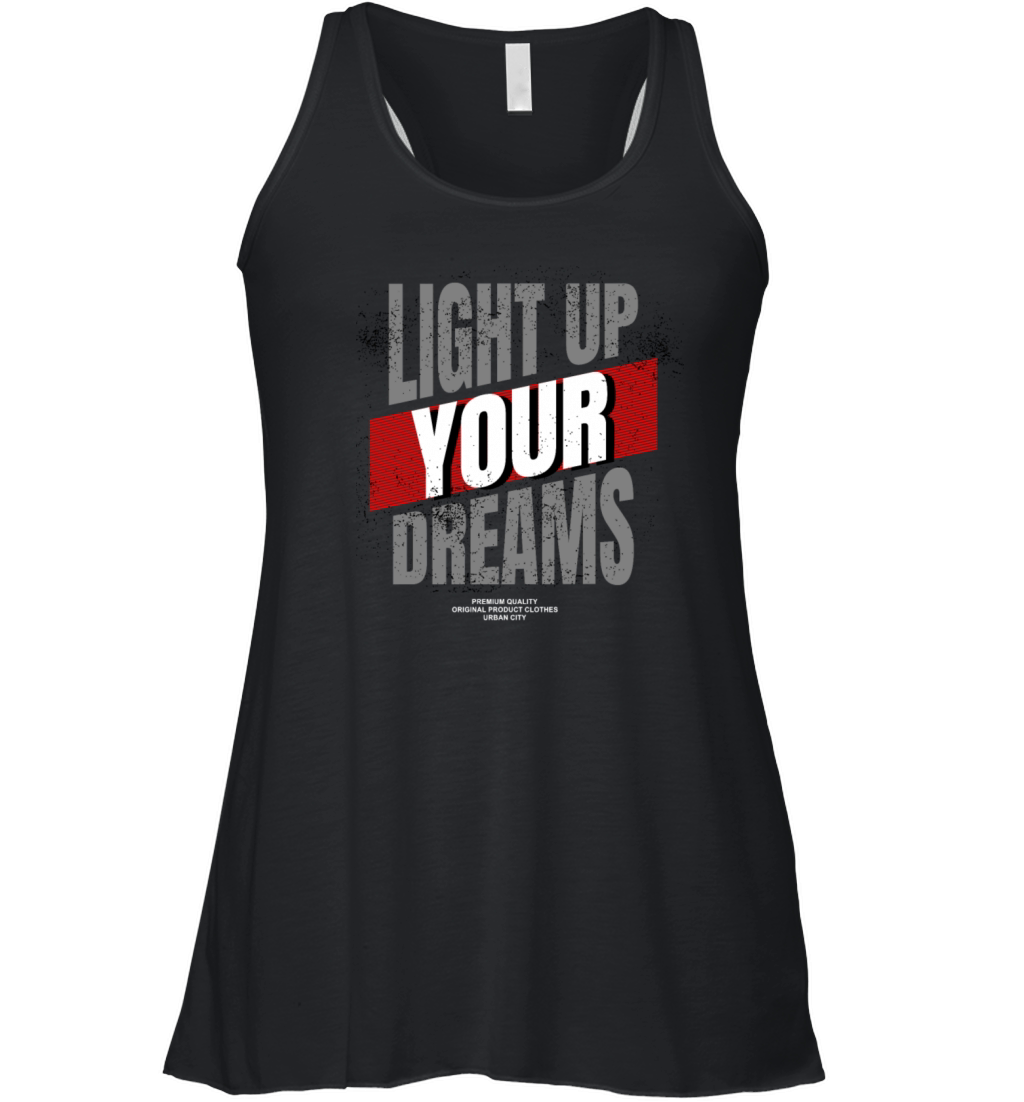 Light up your dreams Women's Flowy Tank Top