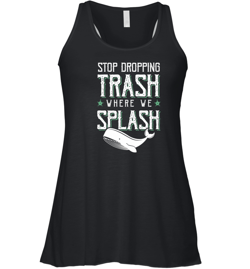 save the ocean environmental protection Women's Flowy Tank Top