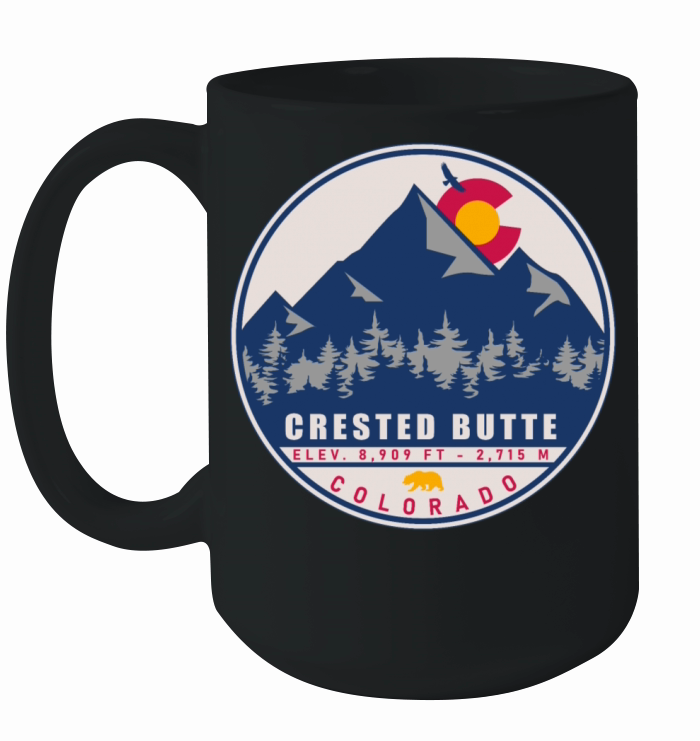 Crested Butte Colorado - Camping Skiing Souvenirs Ceramic Mug
