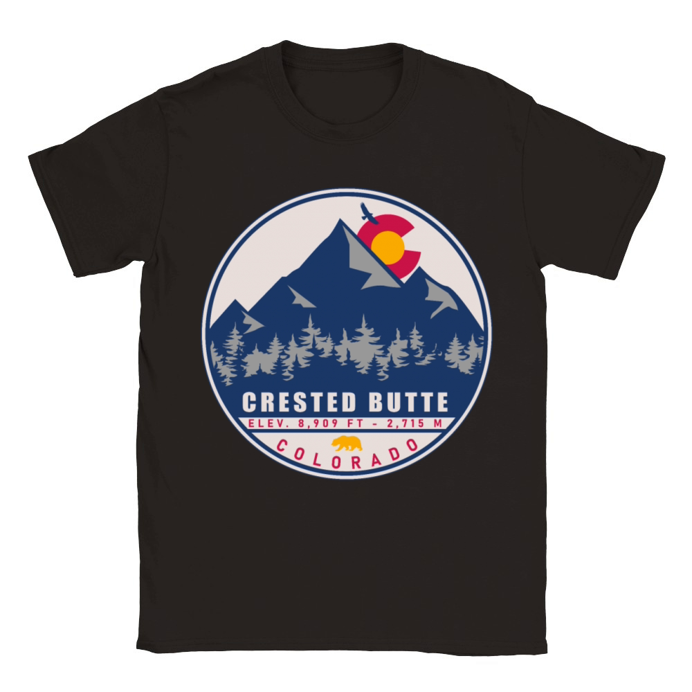 Crested Butte Colorado - Camping Skiing Souvenirs Classic Kids Crewneck T-shirt