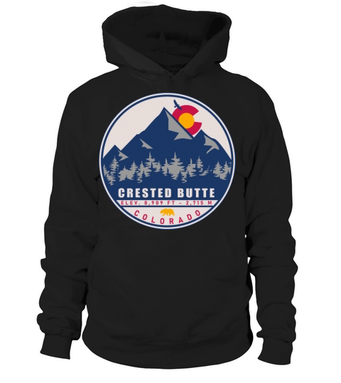 Crested Butte Colorado - Camping Skiing Souvenirs Hoodie Unisex