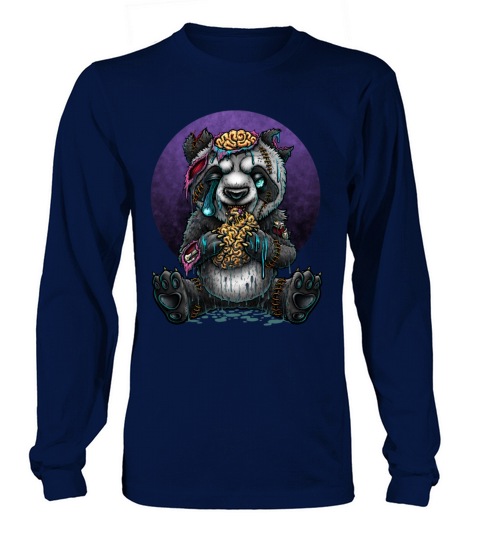 Zombie panda Long sleeved Unisex