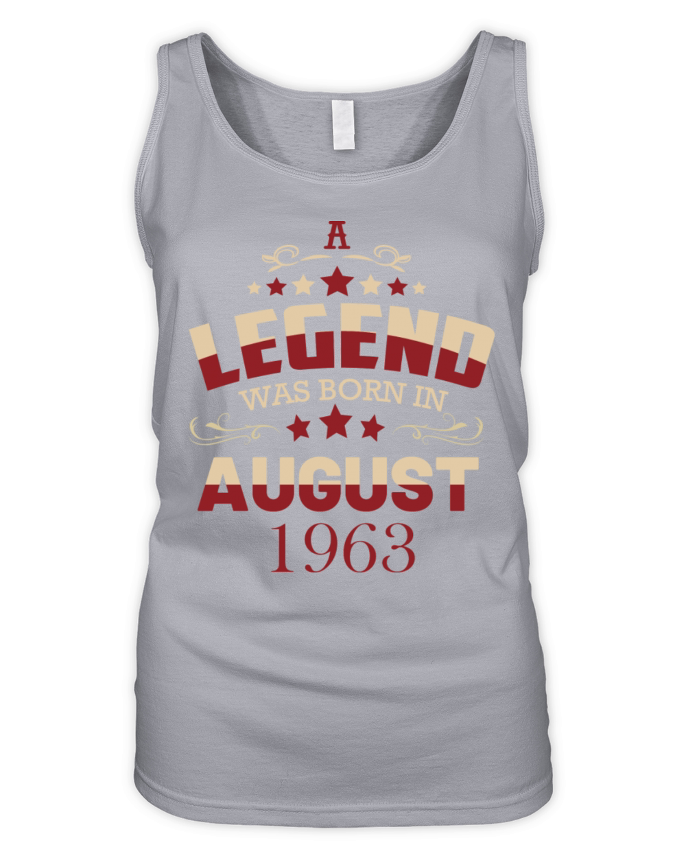 A legend was born in August 1963 Organic Women's Tank Top
