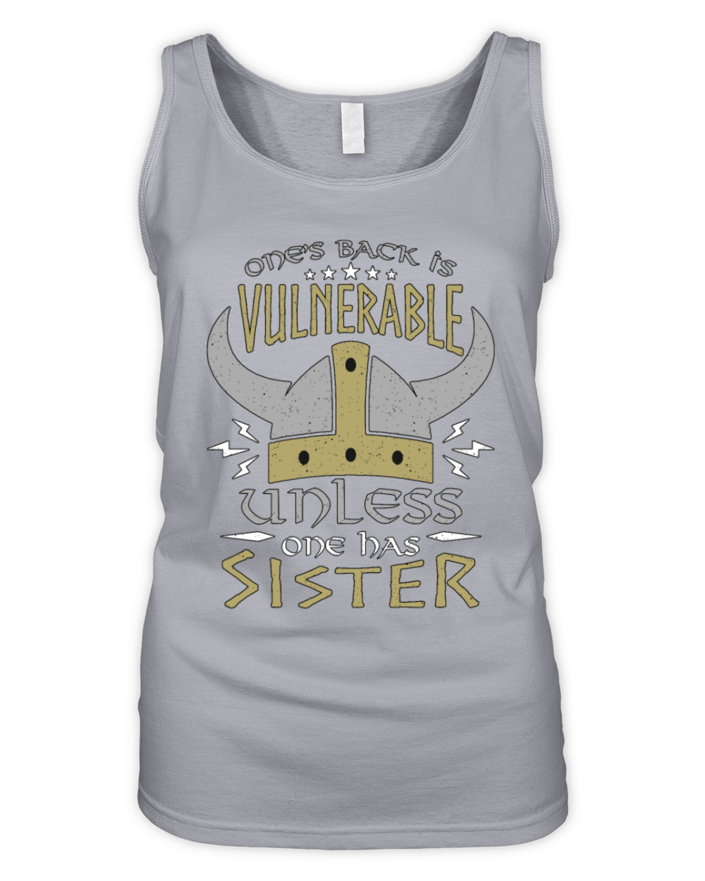 Norse Mythology Ones Back Is Vulnerable Norse Organic Women's Tank Top
