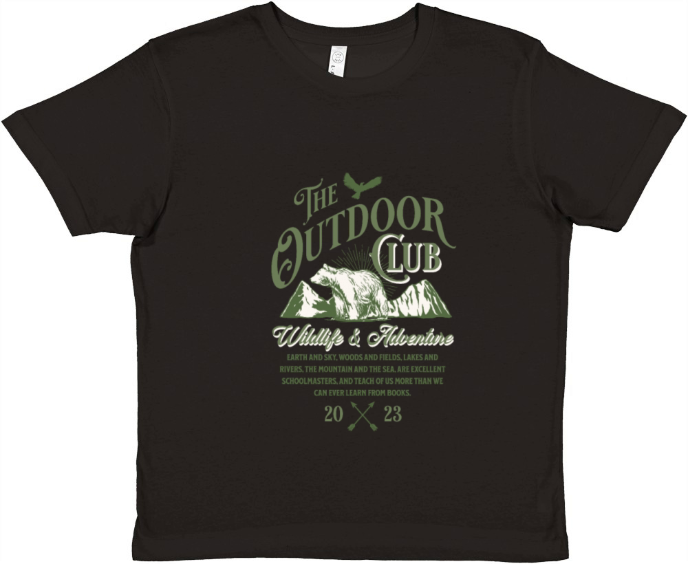 Bassquatch Funny Bigfoot Fishing Outdoor Retro Vin Premium Kids Crewneck T- shirt - Designed by tixtumb