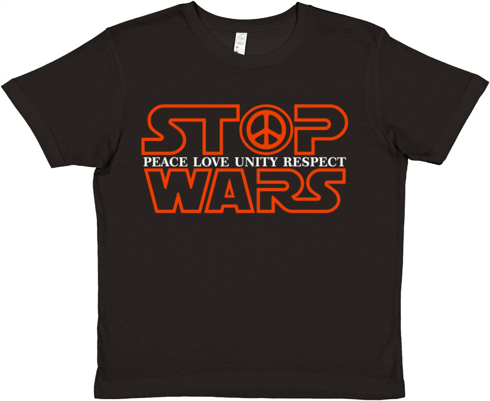 STOP WARS Premium Kids Crewneck T-shirt