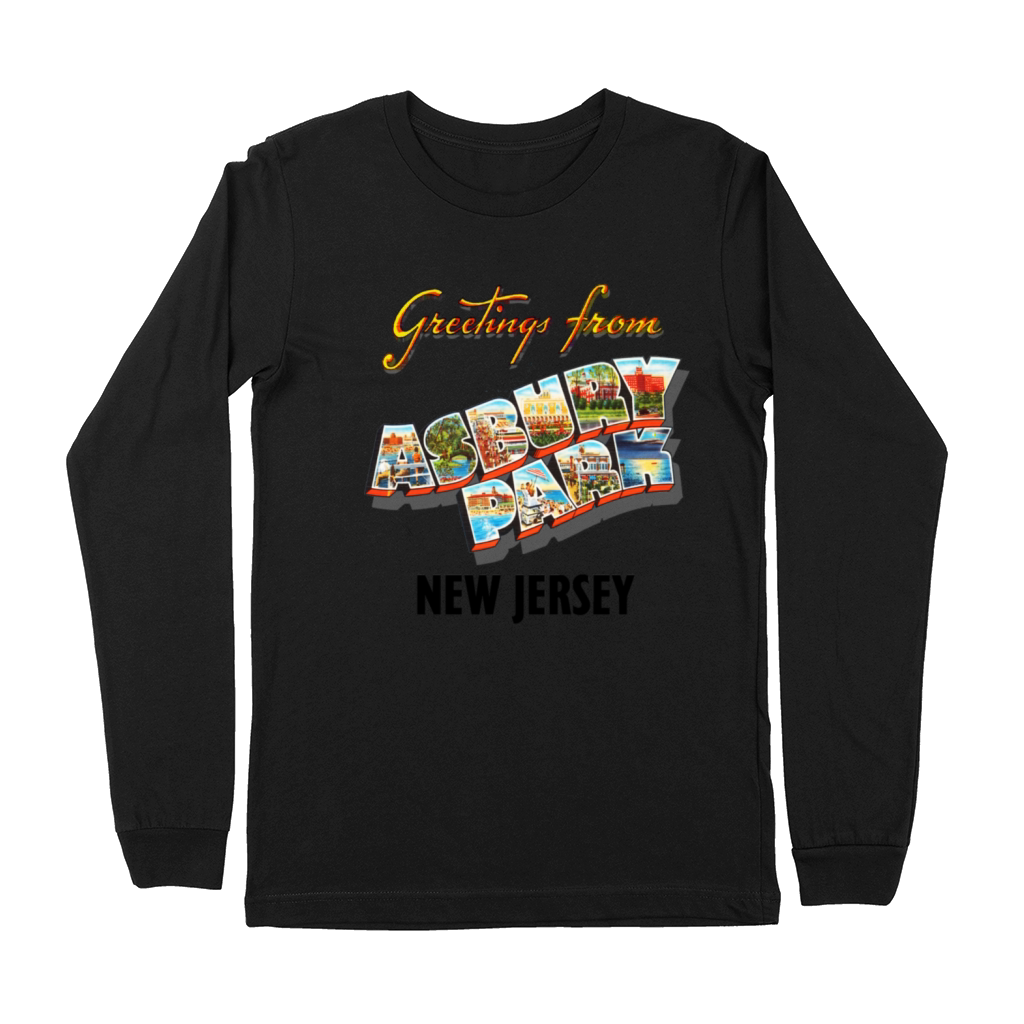 Greetings From Asbury Park New Jersey NJ Vintage Premium Long Sleeve