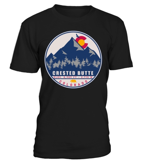 Crested Butte Colorado - Camping Skiing Souvenirs T-Shirt Unisex