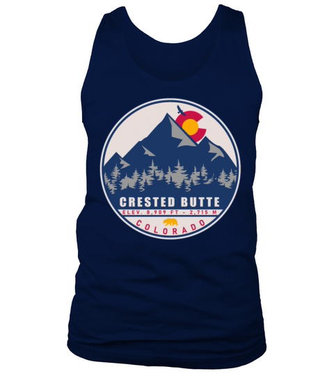 Crested Butte Colorado - Camping Skiing Souvenirs Tank Top Unisex