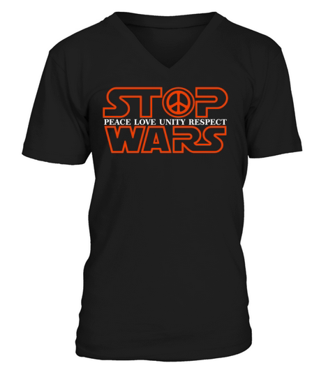 STOP WARS V-Neck T-shirt