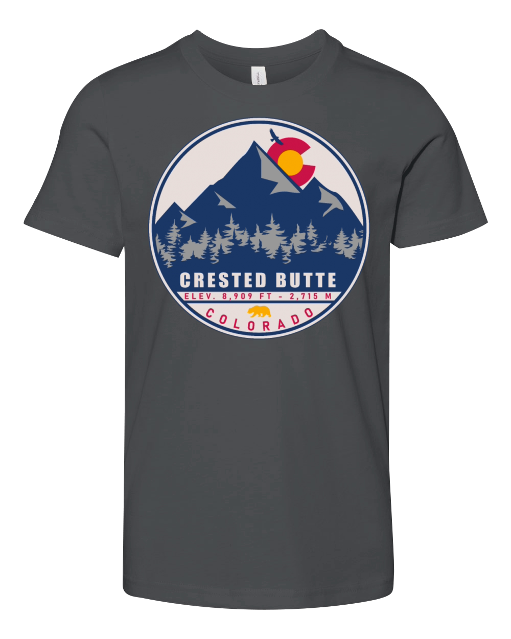 Crested Butte Colorado - Camping Skiing Souvenirs Youth Unisex Jersey Tee