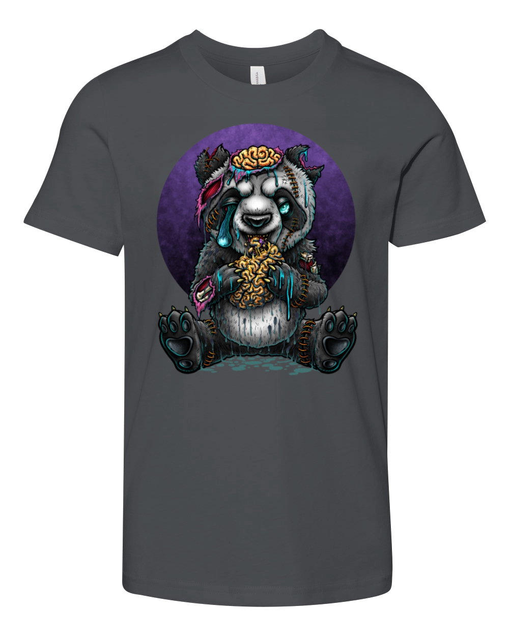 Zombie panda Youth Unisex Jersey Tee