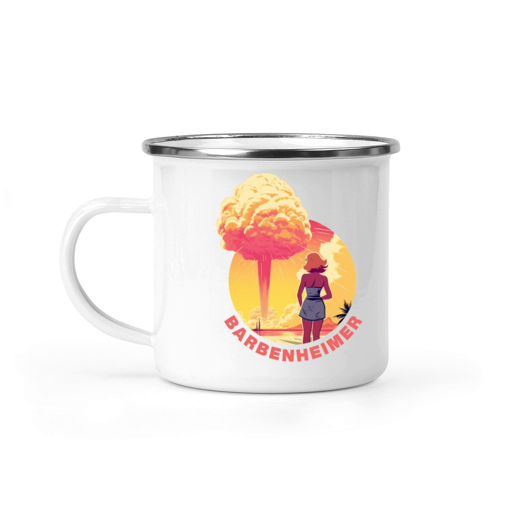 x Oppenheimer 2023 BARBENHEIMER Camping Mug