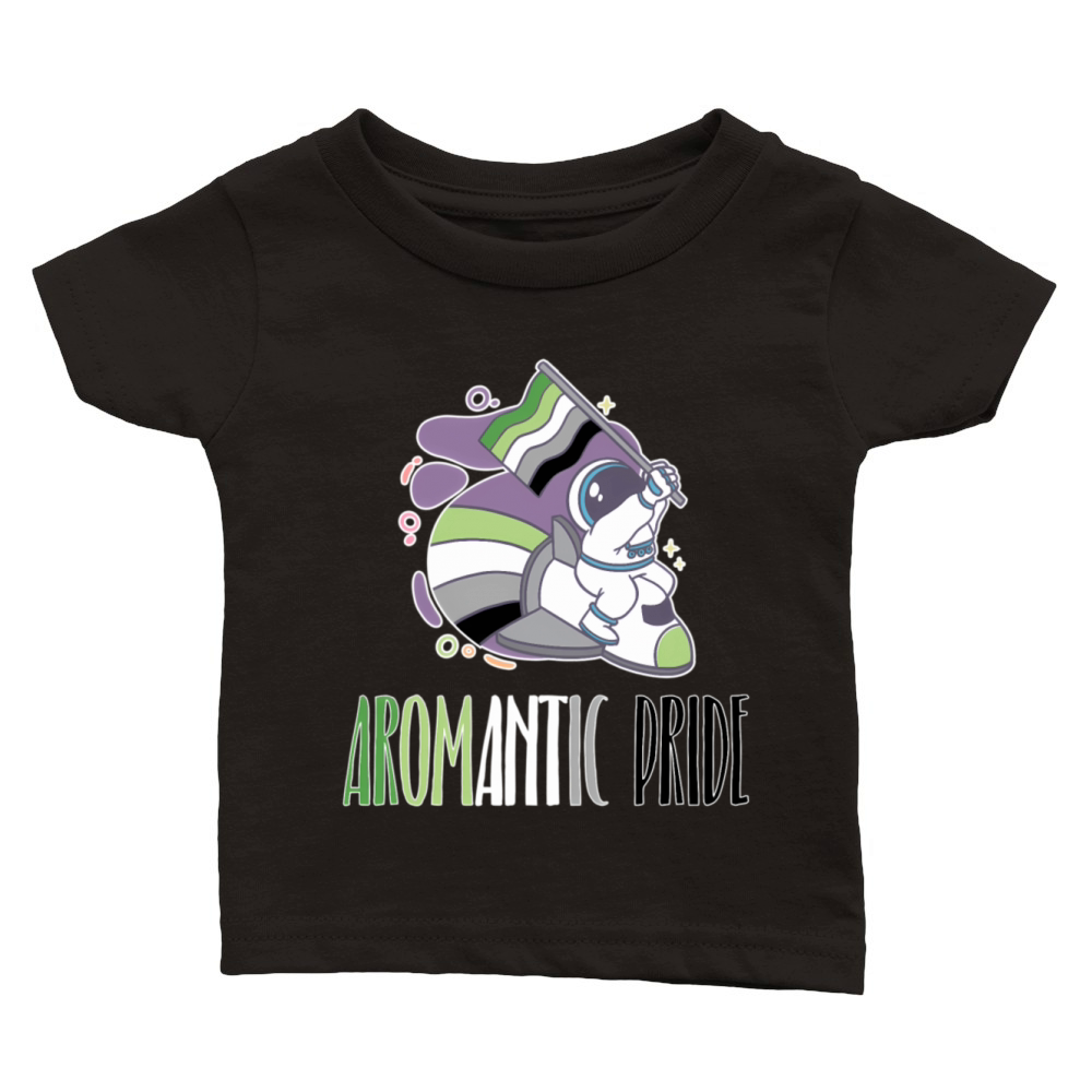 Aromantic Pride Flag Classic Baby Crewneck T-shirt