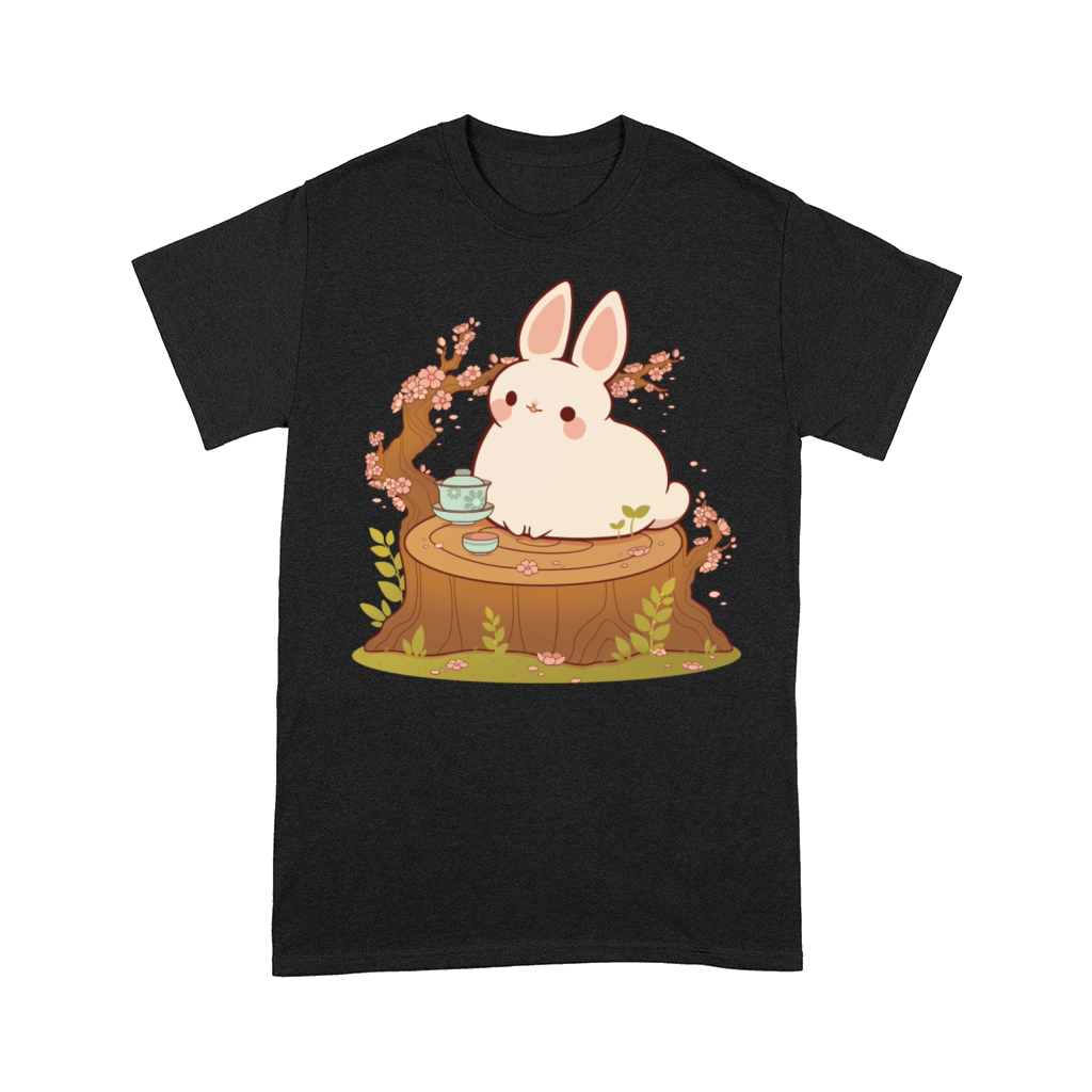 Cherry Blossom Tea Bunny Comfort T-shirt