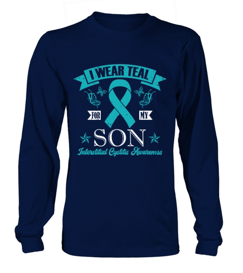 I Wear Teal For My Son Interstitial Cystitis Long sleeved Unisex