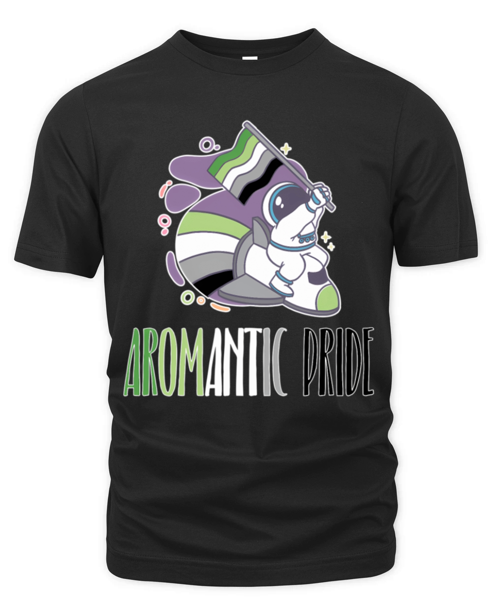 Aromantic Pride Flag Organic Unisex T-shirt