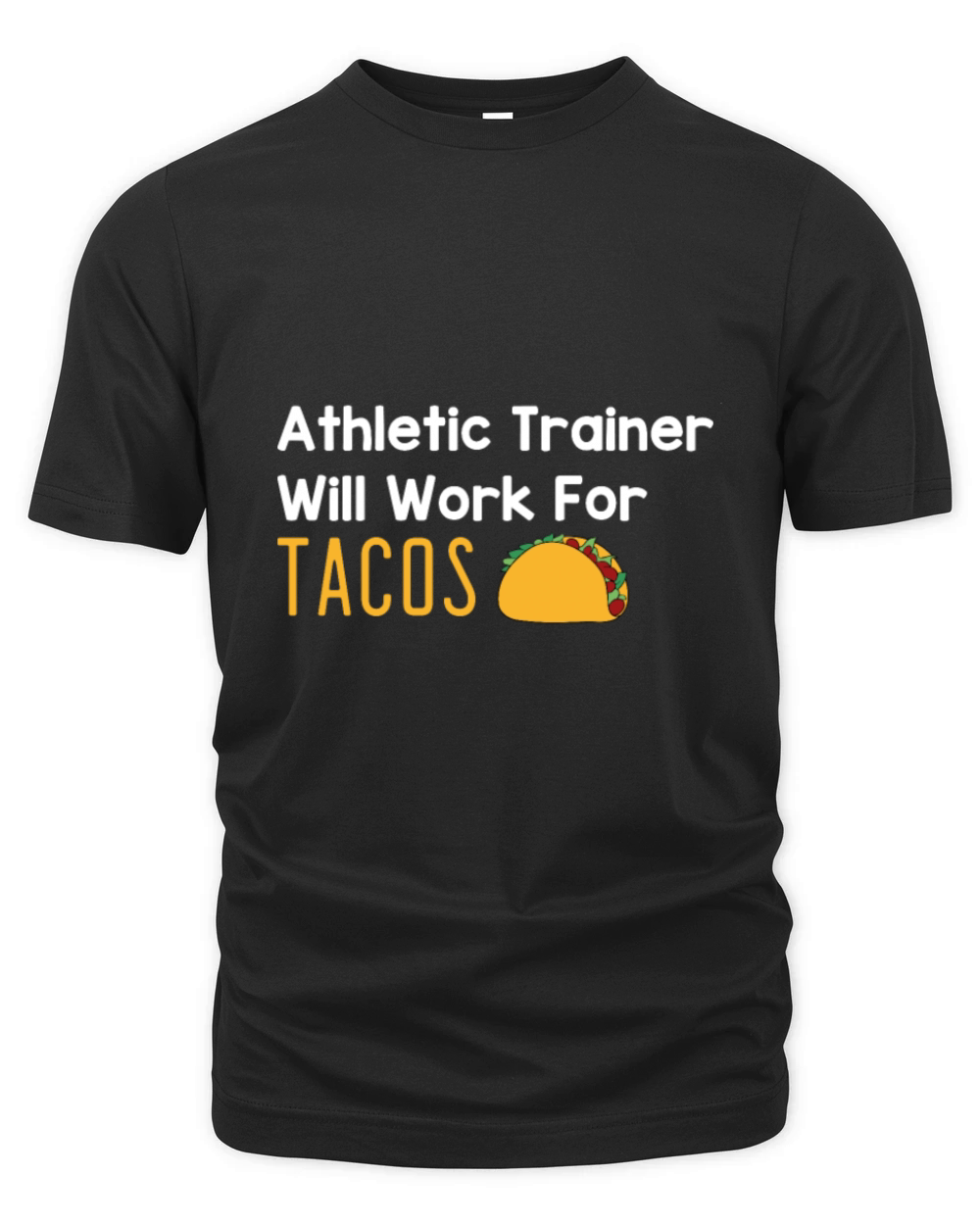 Athletic Trainer Will Work For Tacos Organic Unisex T-shirt