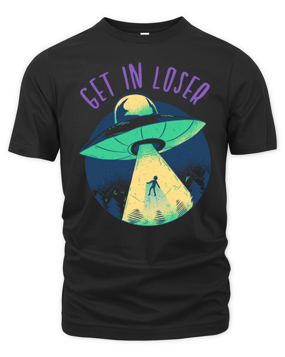 Go In Loser - Funny Alien Abduction Organic Unisex T-shirt