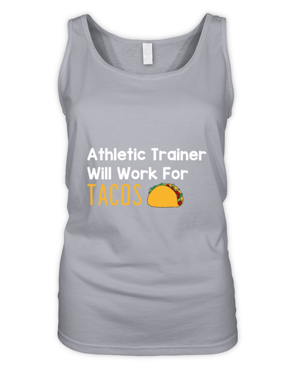 Athletic Trainer Will Work For Tacos Organic Women's Tank Top