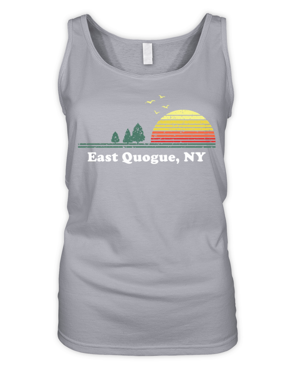East Quogue North Dakota Home Print Organic Women's Tank Top