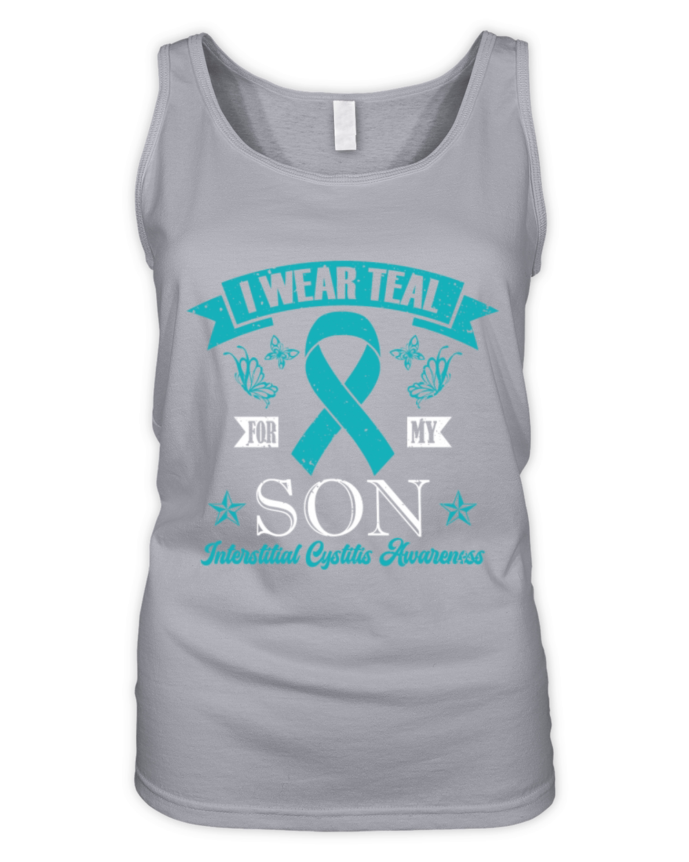 I Wear Teal For My Son Interstitial Cystitis Organic Women's Tank Top