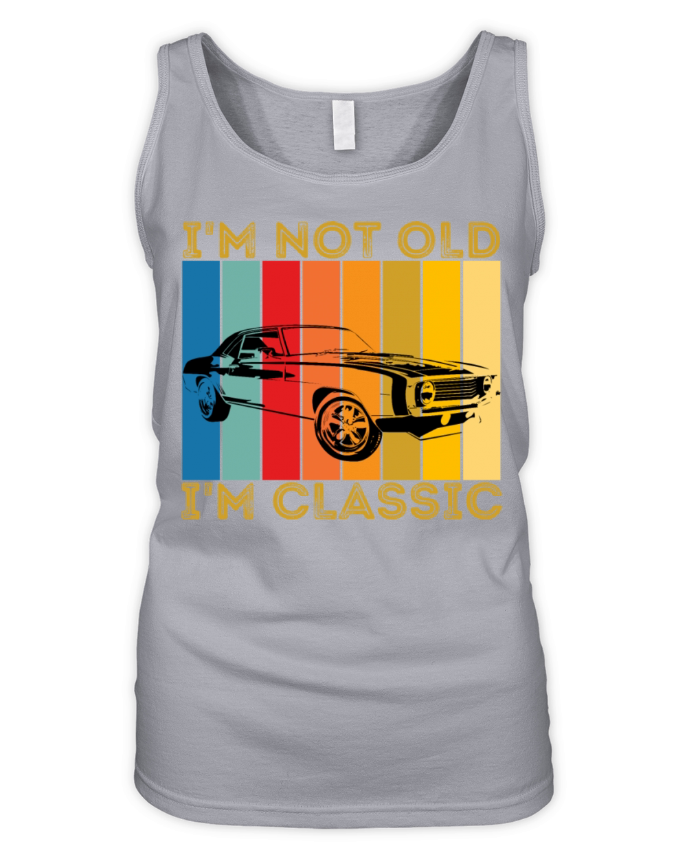 Not Old Classic Vintage Car Organic Women's Tank Top