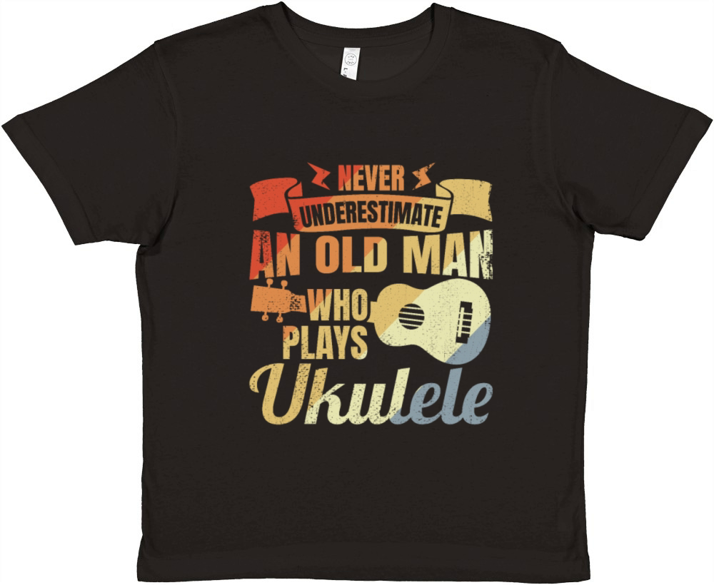 Ukulelist Grandfather Premium Kids Crewneck T-shirt