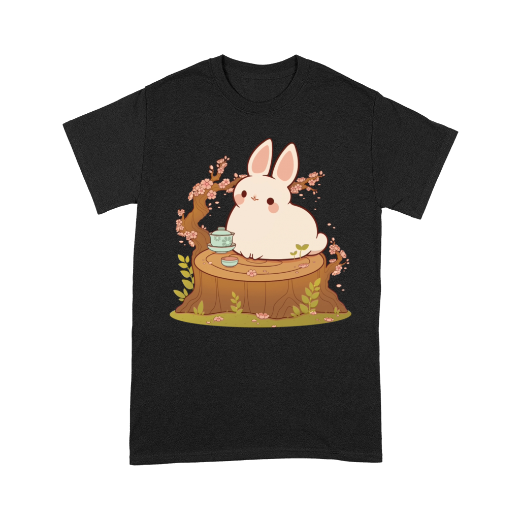 Cherry Blossom Tea Bunny Premium T-shirt
