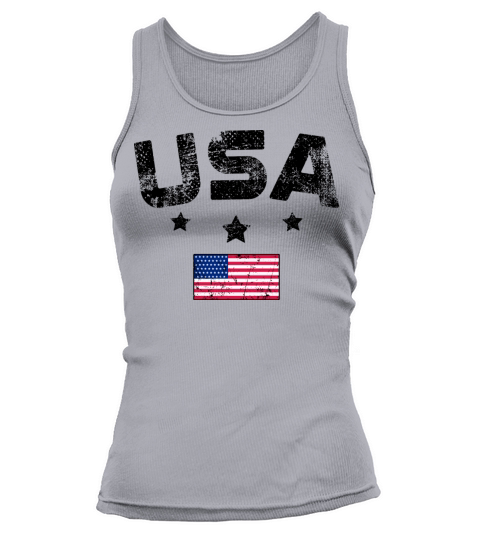 Fathers day Best dad ever with US american flag Tank top Woman