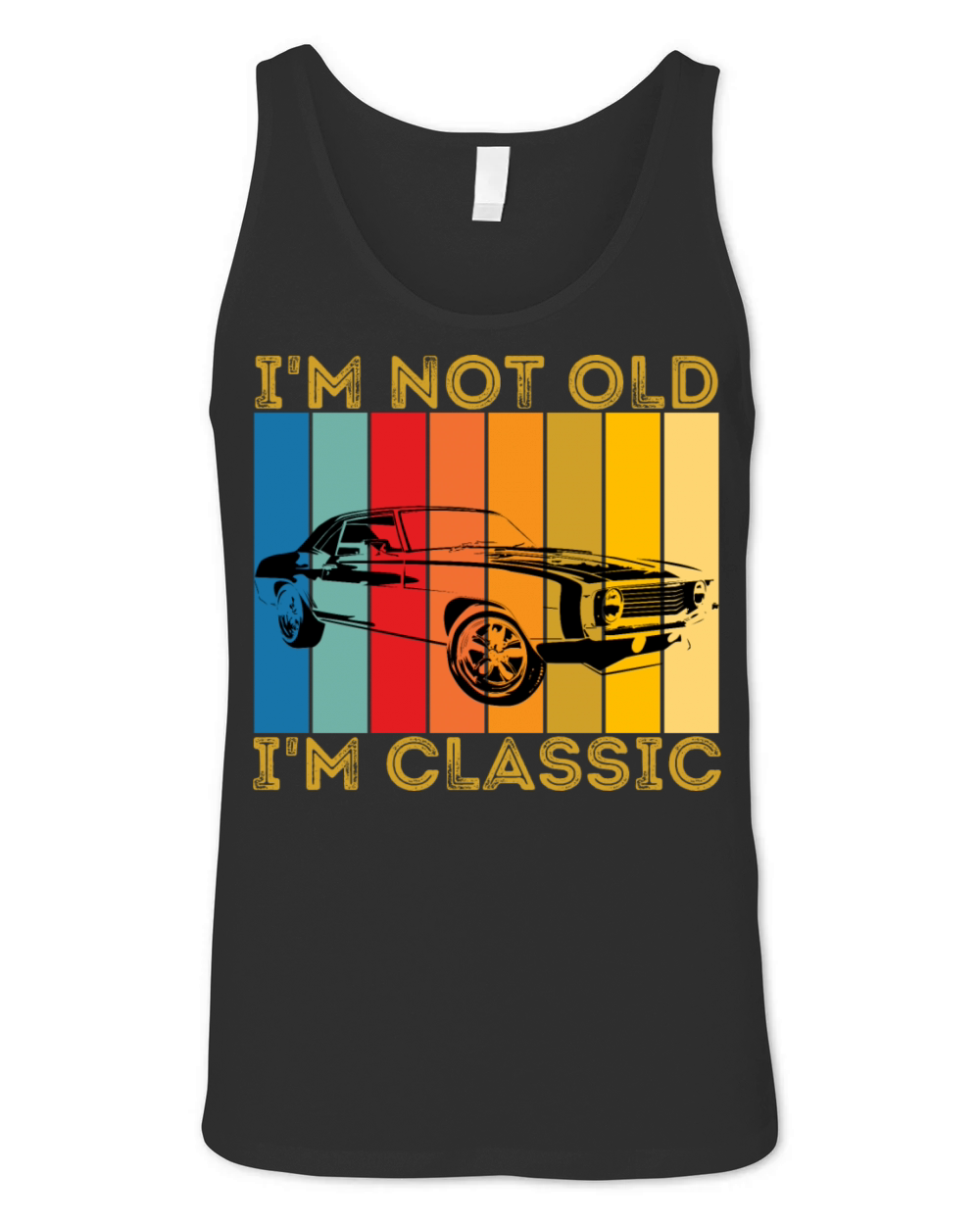 Not Old Classic Vintage Car Unisex Jersey Tank