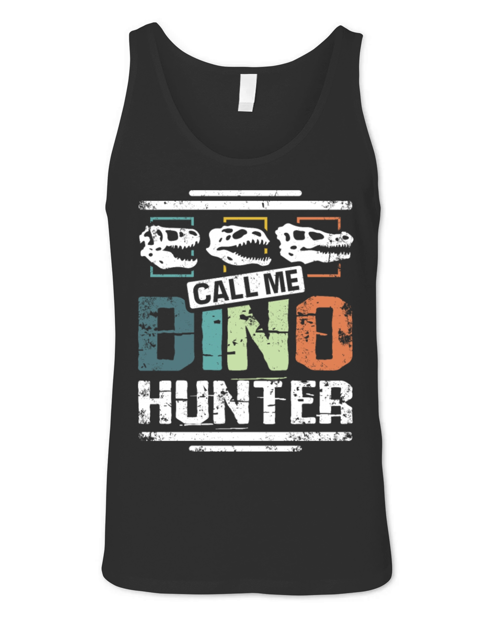 Paleontologist call me dino hunter Unisex Jersey Tank
