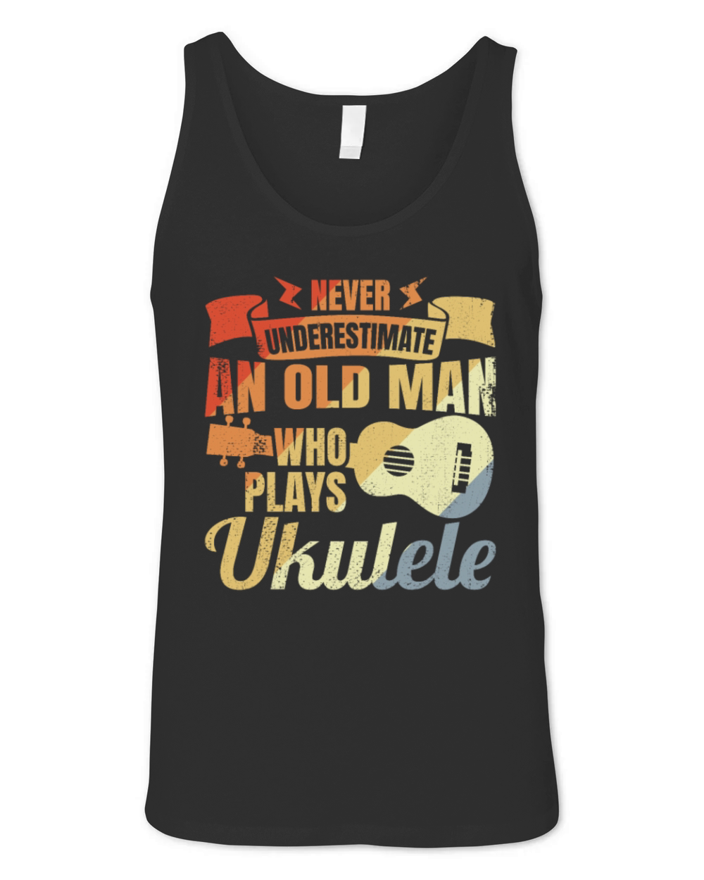 Ukulelist Grandfather Unisex Jersey Tank