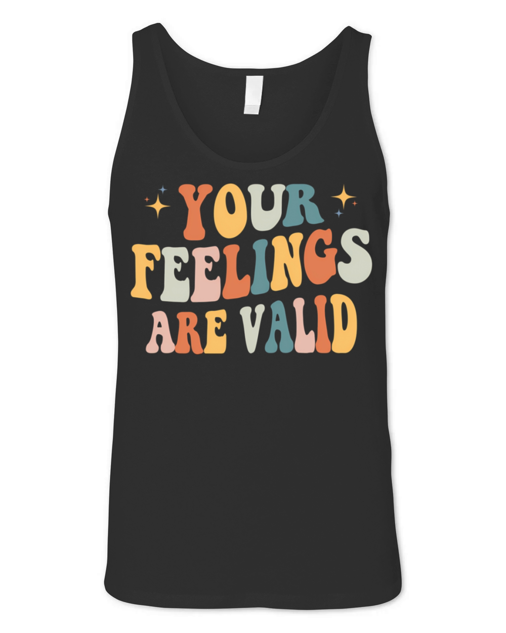 Your Feelings Are Valid Mental Health Awareness Unisex Jersey Tank