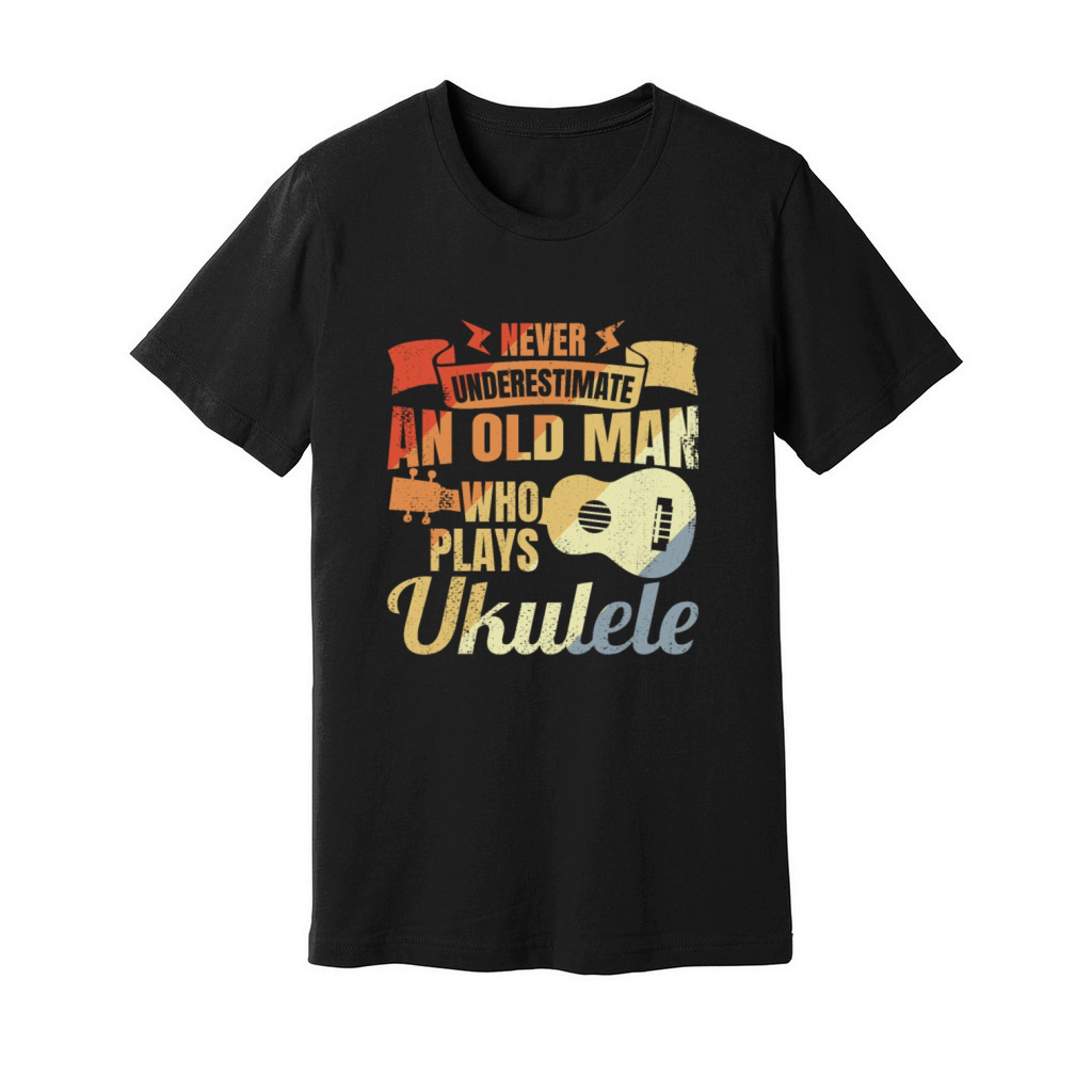 Ukulelist Grandfather Unisex Jersey Tee