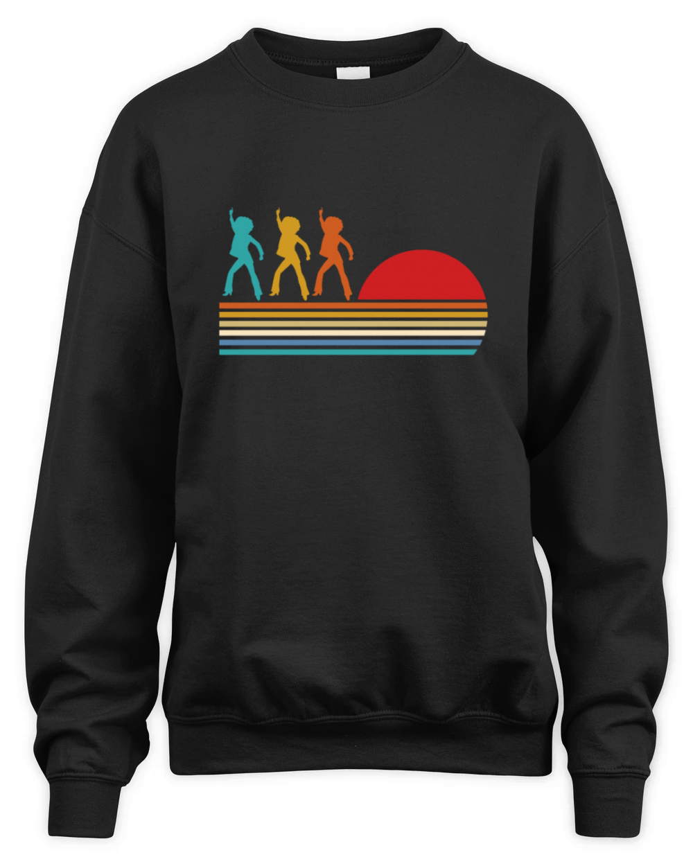 Disco Retro Vintage Unisex Premium Crewneck Sweatshirt