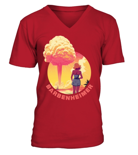 x Oppenheimer 2023 BARBENHEIMER V-Neck T-shirt